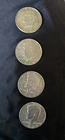 1966-69 KENNEDY HALF DOLLARS - LOT OF 4 - 40% SILVER Mixed Dates