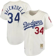 Fernando Valenzuela Throwback Jerseys - Home and Away Versions