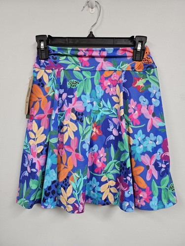 Dona Jo Ultimate Skort Skirt Size 1 Small 18" Multicolor Floral Pickleball NWT - 第 5/7 張圖片