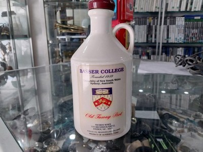 BASSER COLLAGE SWORDS WINES - FINE OLD TAWNY PORT JUG (comes empty).