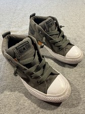 Boys Girls Converse Chuck Taylor All Star Street Mid Shoes Basketball Youth 13