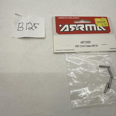 Edelstahl-Stift 2,5x15,2 Mm – 4 Stück, Robustes Ersatzteil Für RC-Modelle Von ARRMA