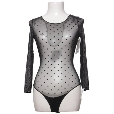 Spanx, Body, Größe: 32, Schwarz, Elasthan/Polyamid, Gepunktet, Damen, Mesh #jkJ