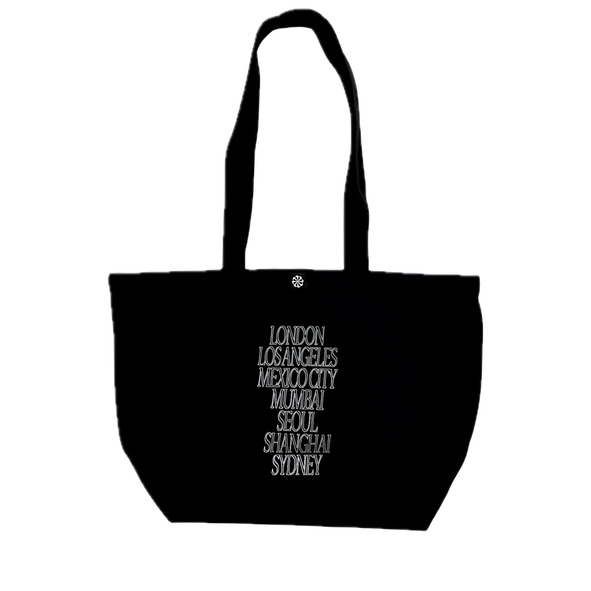 Nike Heritage 2.0 Tote Bag Travel School Shopping Black White