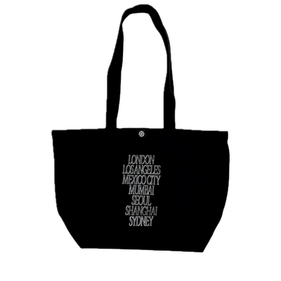 90s NIKE トートバッグ モノクロ 刺繍ロゴ アーカイブ Nike Heritage 2.0 Tote Bag Travel School Shopping Black White