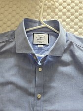 Dress Shirt Charles Tyrwhitt Men 16 1/2 -36 Blue Multi Use Ladies Dress Option