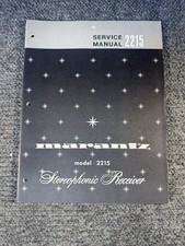 Marantz Model 2215 Stereophonic Receiver Serv...