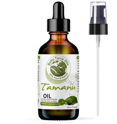 Natural Cold-Pressed Tamanu Oil 100% Pure Skin Hair Nails Healing
