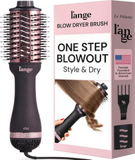 L'ANGE HAIR Le Volume 2-In-1 Titanium Blow Dryer Brush Frizz Control Blowout H