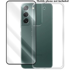 For Samsung Galaxy S22 Plus 5G 6.6-inch Phone Case Cover  Screen Protector Film