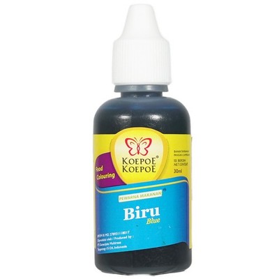 Koepoe Biru Lebensmittelfarbe Blau 30ml Food Colouring Blue Blaue Lebensmittelfa