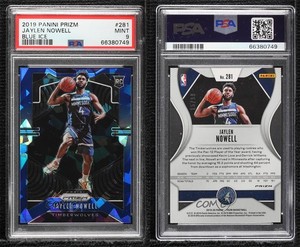2019-20 Panini Prizm Blue Ice /99 Jaylen Nowell #281 PSA 9 MINT Rookie RC