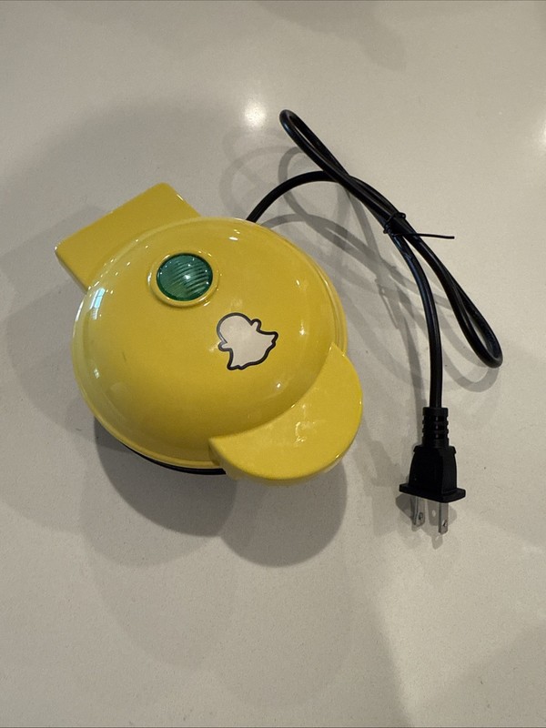 Snapchat Yellow Collectible Waffle Maker 