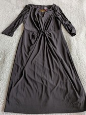 Vince Camuto Black Twist-Front Maxi Dress Size 10