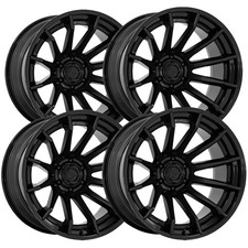 Set Of 4 Fuel Fusion Forged Fc403 Burn 22x12 6x5.5 Double Black Wheels Rims Set Of 4 Fuel Fusion Forged Fc403 Burn 22x12 6x5.5 Double Black Wheels Rims