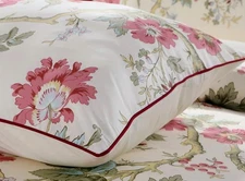 Pair Brandream Egyptian Cotton Standard Pillow Shams Luxury Country Floral 