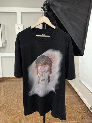  Vintage David Bowie Aladdin Sane Offcial T-Shirt Retro Rare Size XL
