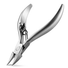 FERYES Toe Nail Clippers for Thick Ingrown Toenails - Stainless Silver