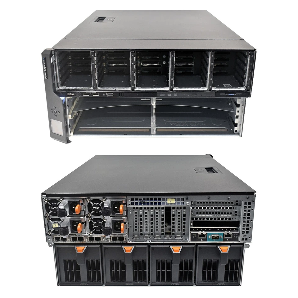 PowerEdge VRTX 4x 1100W alimentatore 4x modulo ventola 2x Raid Contr. 2x CMC 25Bay 2,5" - Immagine 3 di 3