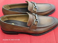 Bruno Magli Men's Alpha Loafers Cognac, Size 10 M