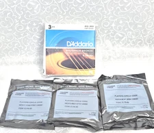 DAddario EJ16-3D Phosphor Bronze Light Gauge Guitar Strings .012-.053