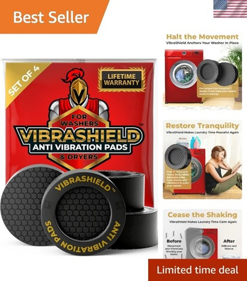 #ad Ultimate Washer Noise Reduction – Heavy Duty Anti Vibration Rubber Pads 4 Pack $79.98