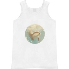 'Cute Otter Swimming' Adult Vest / Tank Top AV062935