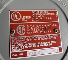 HUBBELL GEJLBT-5 - GEJLBT5 - Brand New - Gasket And Threads Factory Condition 