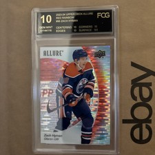 2023-24 Allure Hockey Zach Hyman #96 Red Rainbow Perfect 10 Edmonton Oilers !!!