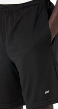 Mens Black Size 6XL Shorts Elasticated Waist
