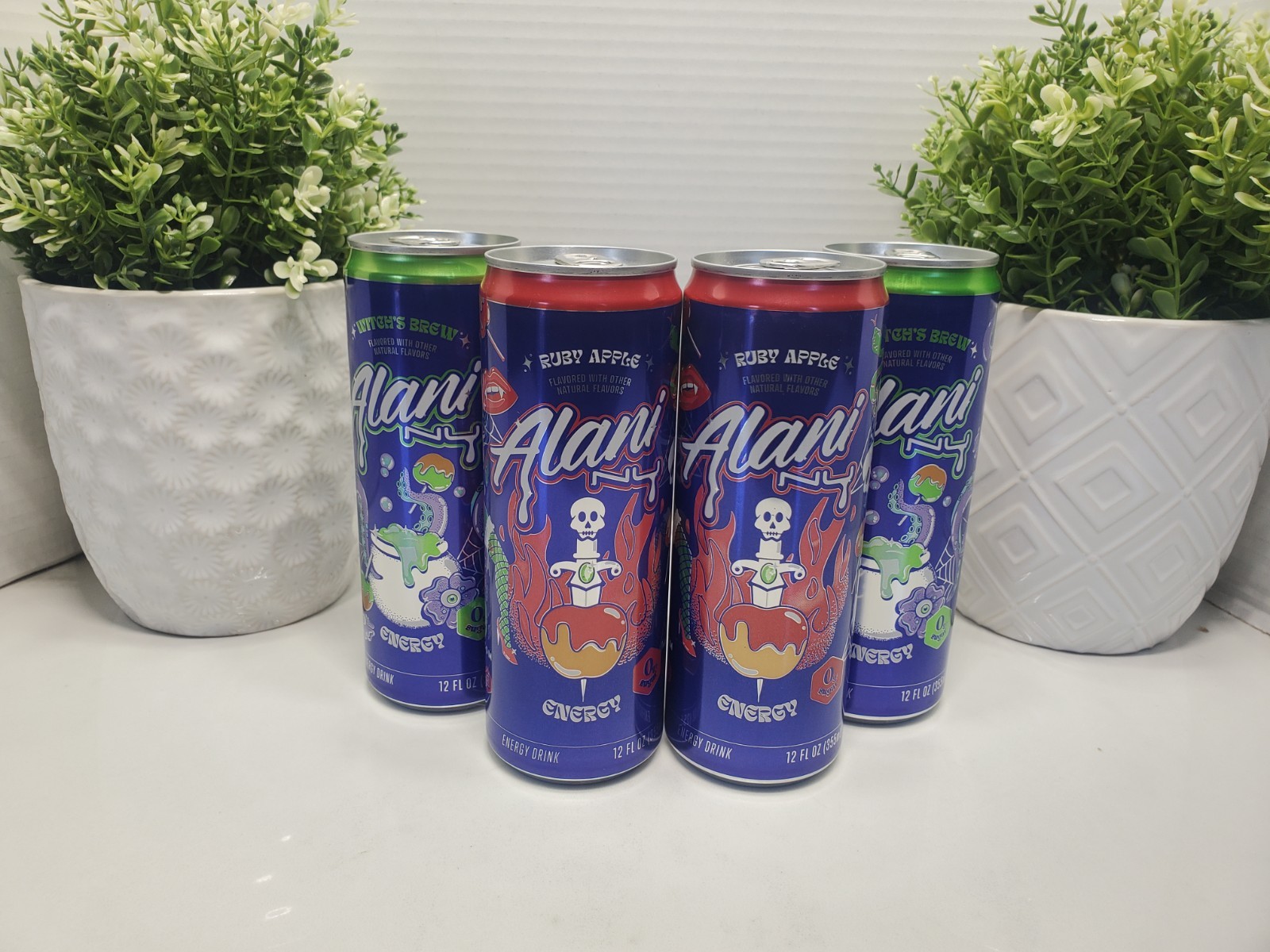 Alani Nu Ruby Apple & Witch's Brew 12 fl oz each 2026 Limited Edition 🍎 ...