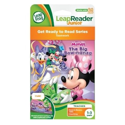 LeapFrog Disney Minnie Mouse The Big Bow-Nanza for LeapReader Junior & Tag Junio