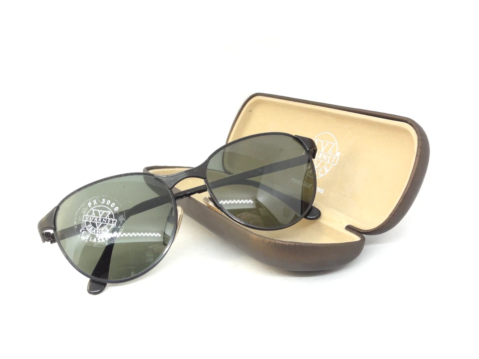 ÓCULOS DE SOL VINTAGE CINZA ANOS 90 VUARNET 040 PX 3000 FRANÇA - Imagem 4 de 4