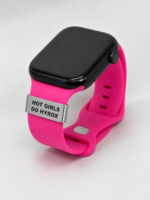 Hot Girls Do Hyrox Watch Charm | Apple Garmin Coros Whoop Fitness Watch Band Tag