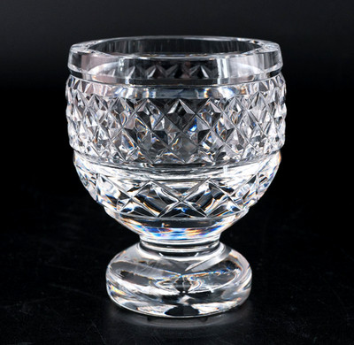 Waterford Crystal Footed Sugar Bowl Condiment Dish VTG Ireland 3.75 in Cut