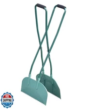 JACEPFY Leaf Grabber Leaf Rake Picker Upper Scoops with Long Handle Garden Ra