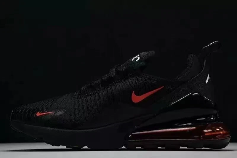 NIKE AIR MAX 270 Negro Rojo Para hombres Zapatos para Correr Zapatos Deportivos Talla EE. UU. Foto 2 de 4