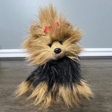 Vintage 1997 Ty Classic Yappy Yorkie Dog Plush Stuffed Animal Toy
