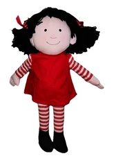 Marylin Hafner Molly Doll Emmett 12" Black Yarn Hair Classic Cloth Rag Doll 1994