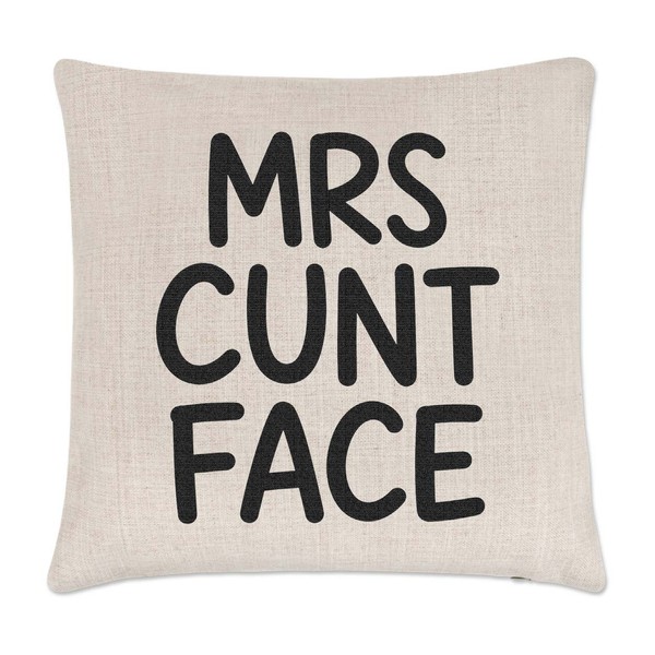 Mrs C Netto Gesicht Kissenbezug Damen Ladyship Mutter Ehefrau Oma Tee Gift Liebe-image