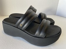 Women's Reef Lofty Lux Hi Platform Sandals Black Size 7