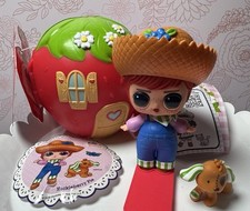LOL Surprise Doll Strawberry Shortcake Scented Unsealed Huckleberry Pie w Pet