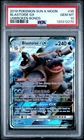 2019 POKEMON SUN & MOON UNBROKEN BONDS #35 BLASTOISE GX PSA 10