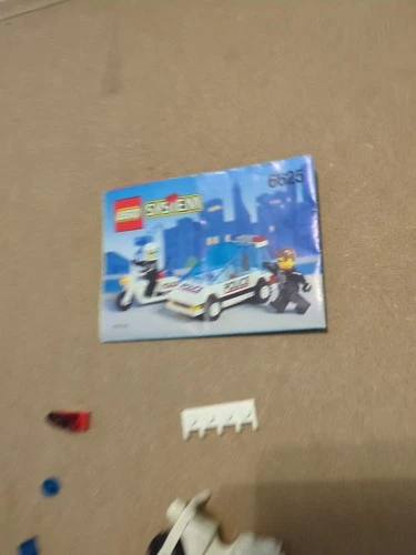 Complete Set NO Box LEGO Classic Town Police Speed Trackers set, number 6625