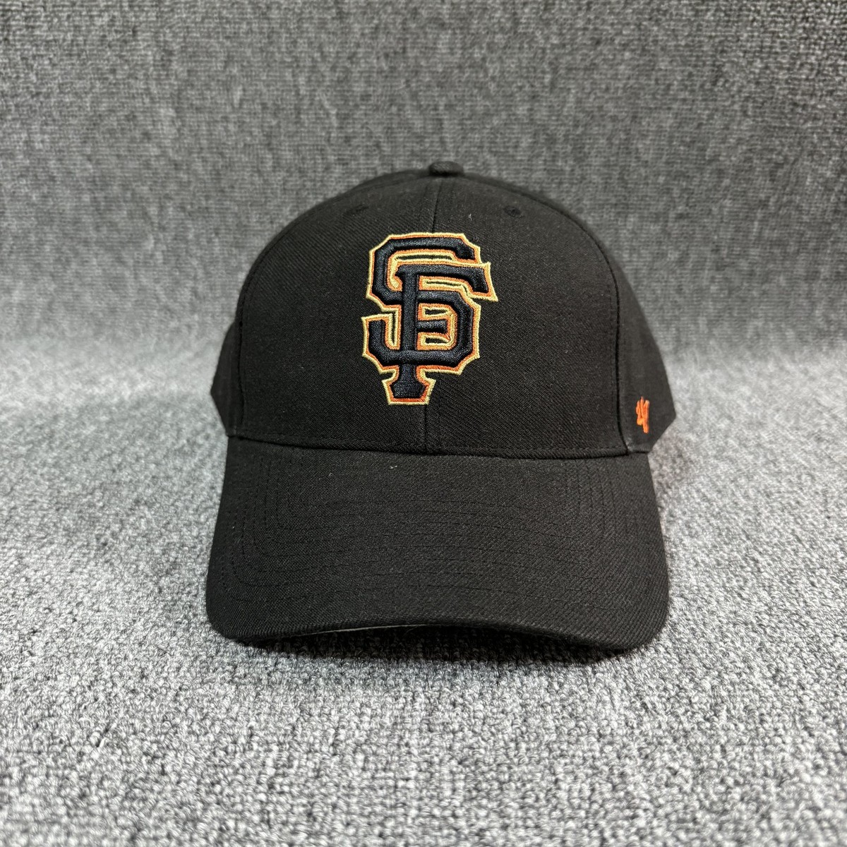 '47 Brand San Francisco Giants MLB Black Dad Hat Hook and Loop Cap