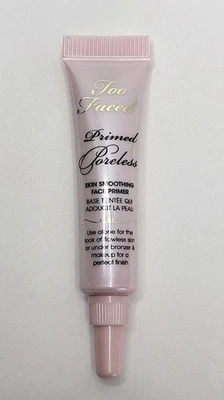 Too Faced Primed & Poreless Skin Smoothing Face Primer 0.17oz New Discontinued