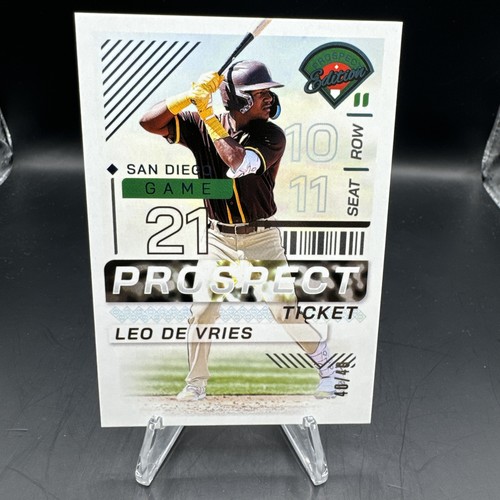 Carte à Collectionner Panini 2024 Leo De Vries - Dual Jerseys - 1/6 - FOTL Red