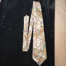 Vintage Kipper Tie Men Extra Wide Multicolor 70s Funky Retro 52 x 4 Dunlaps
