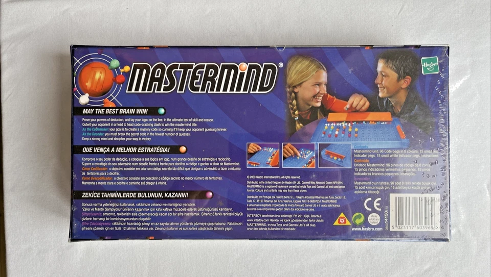 Mastermind Code Breaking Board Game Parker 2000 Brand New and Sealed - Image 2 of 4