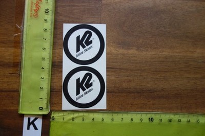 Alter Aufkleber Inlinern Skateboard Rollerblades K2 (KC)